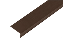Уголок дополнительный коричневый RAL8028 (1,9 м)